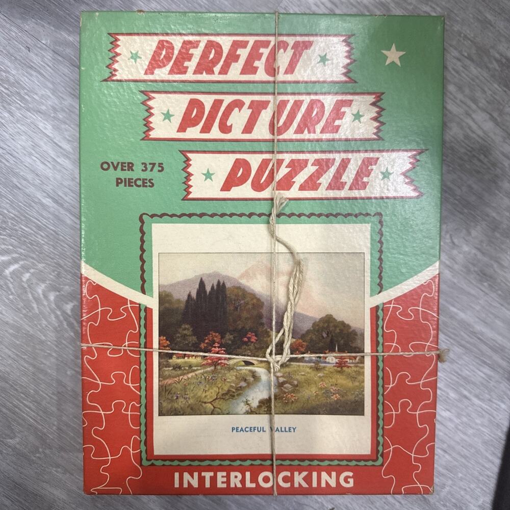 Perfect Picture Puzzle Peaceful Valley Over 375 Pieces